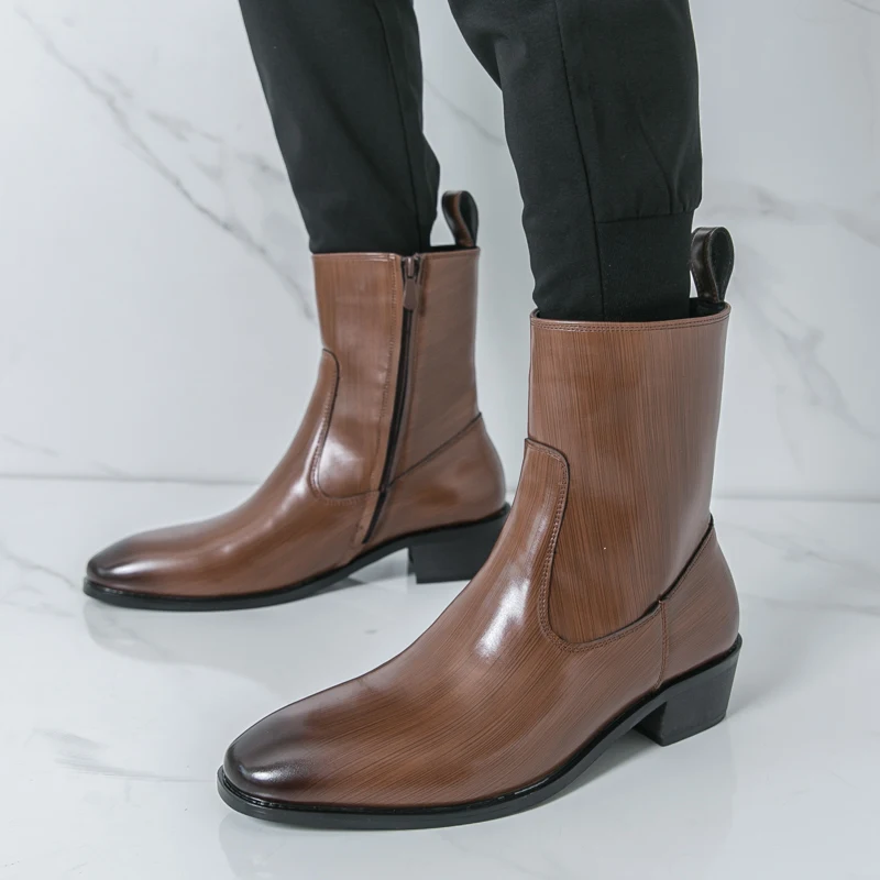 Men'S Shoes Hugo Boss - Classic Comfy Ankle Boots Botas Fashion
