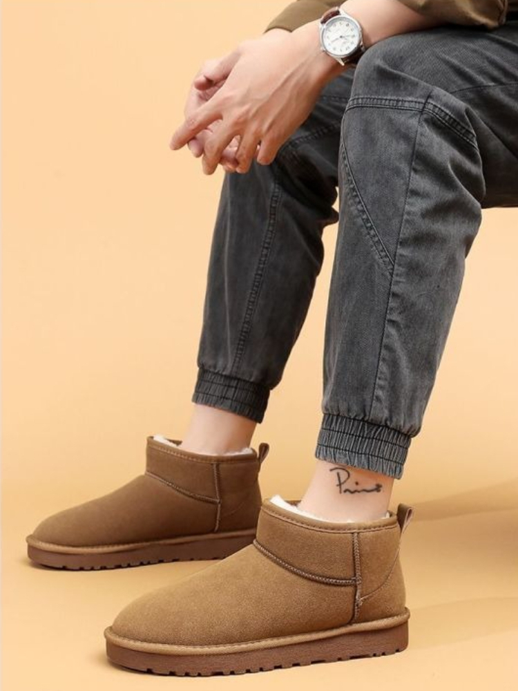 Men Shoes Online - Men Winter Snow Boots Warm Plush