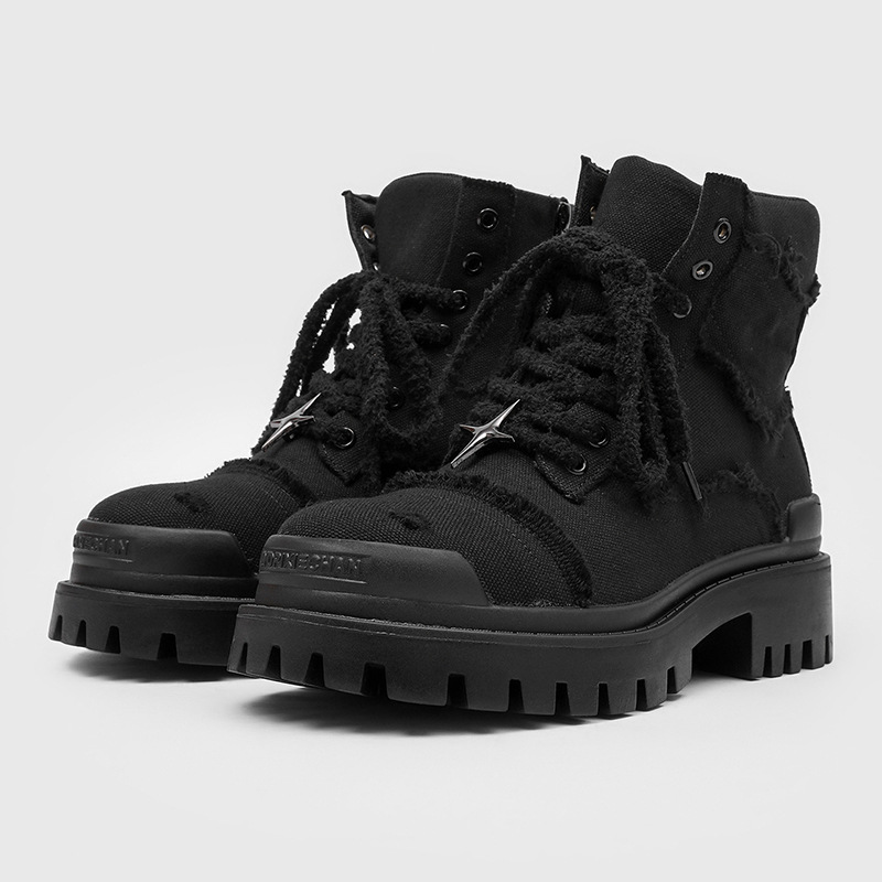 Men Shoes Office - Men's High Top Platform Boots Thick