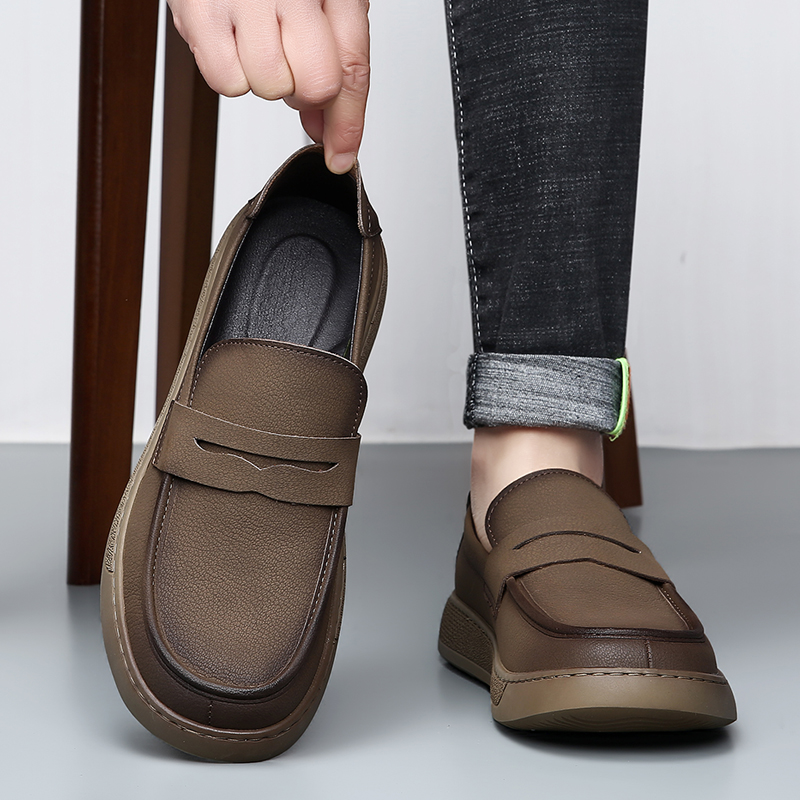 Men'S Shoes Hugo Boss - DIMANYU Men's Casual Genuine Leather Shoes
