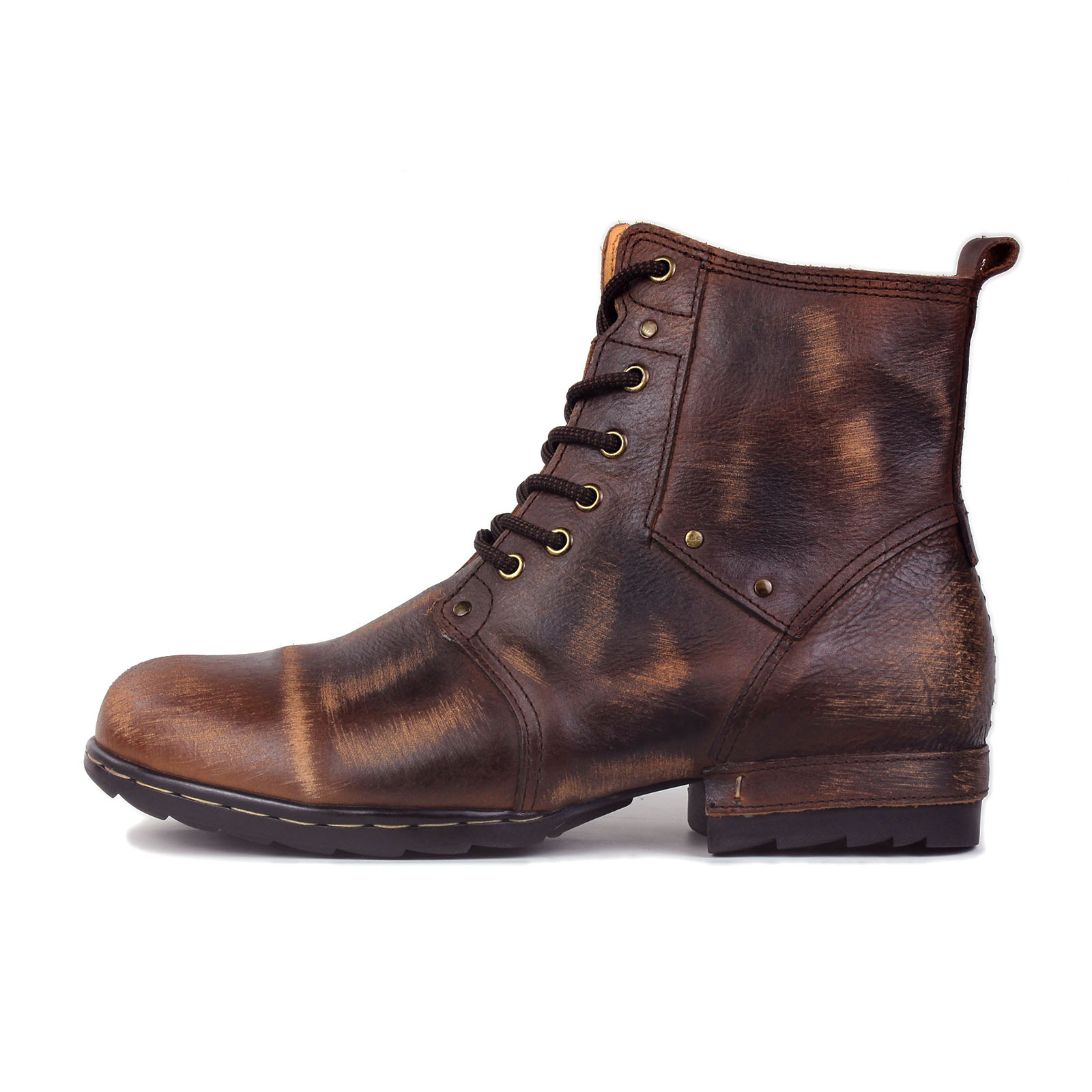 Men'S Shoes Zone - Genuine Leather Men Shoes Handmade Ankle