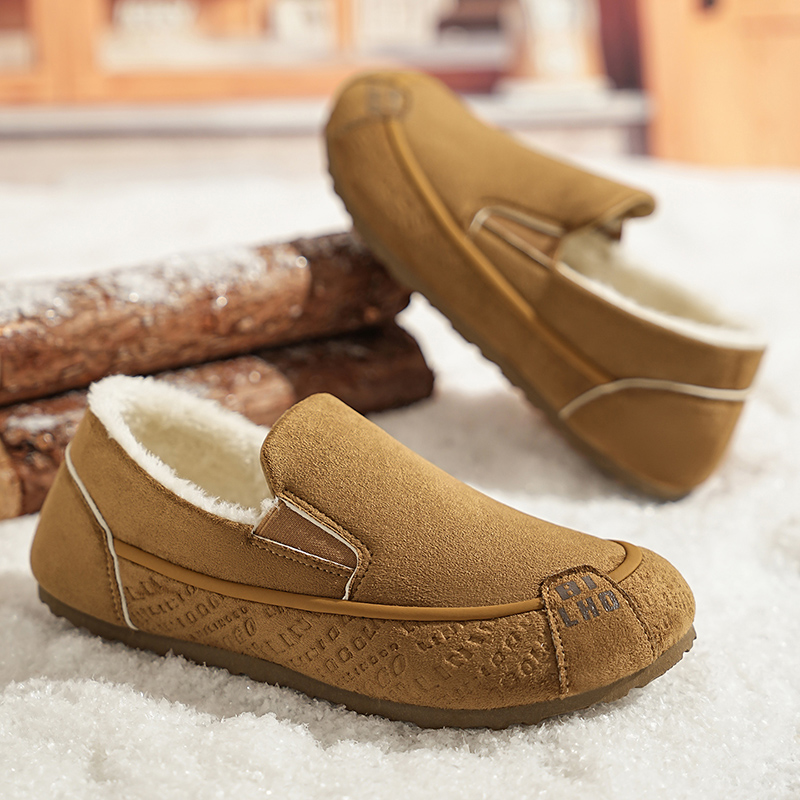 Men Shoes Online - Men's Cotton Slip-On Shoes Winter Warm