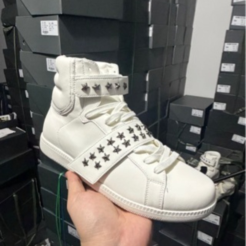 Unisex High-Top Rivet Decor Sn - Men Shoes Eu To Us ulasan dan harga