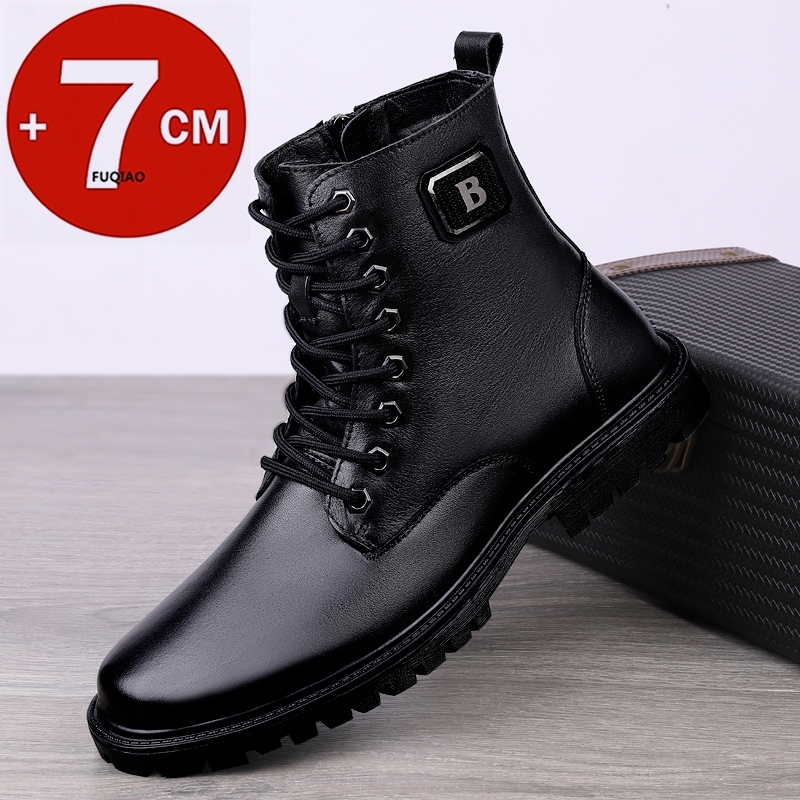 Men's Genuine Leather Elevator - Men'S Shoes Increase Height ulasan dan harga