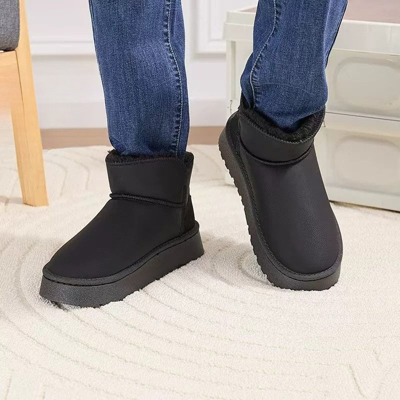 Men Winter Snow Boots Fur Line - Men Shoes Online ulasan dan harga