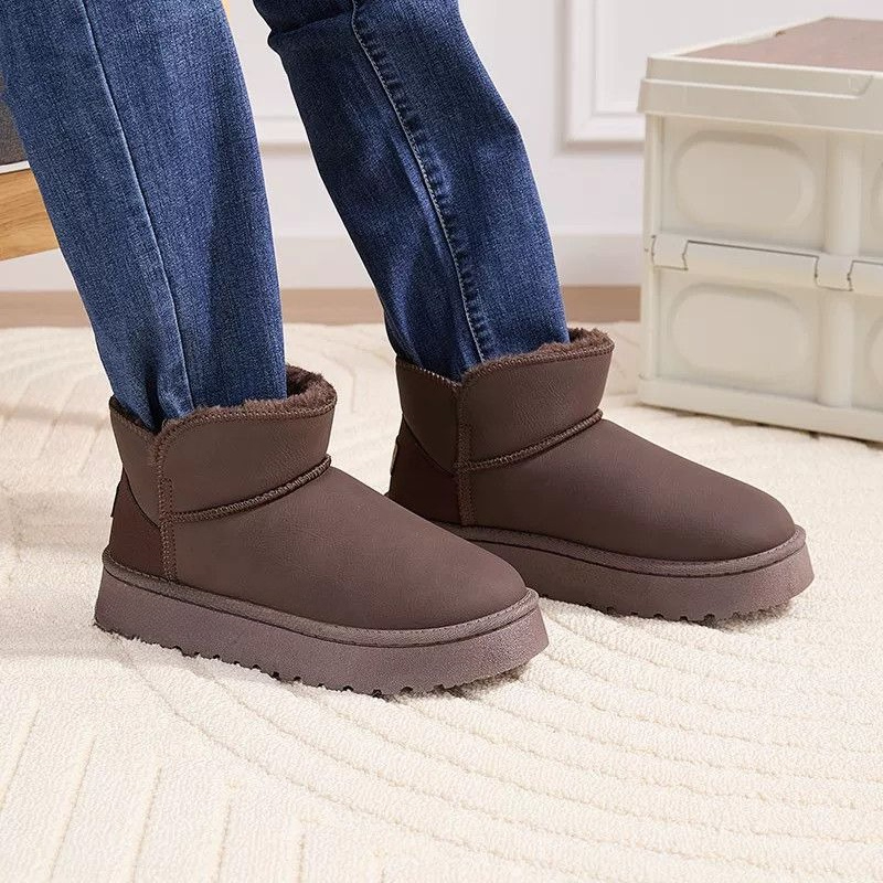 Men Winter Snow Boots Fur Line - Men Shoes Online ulasan dan harga