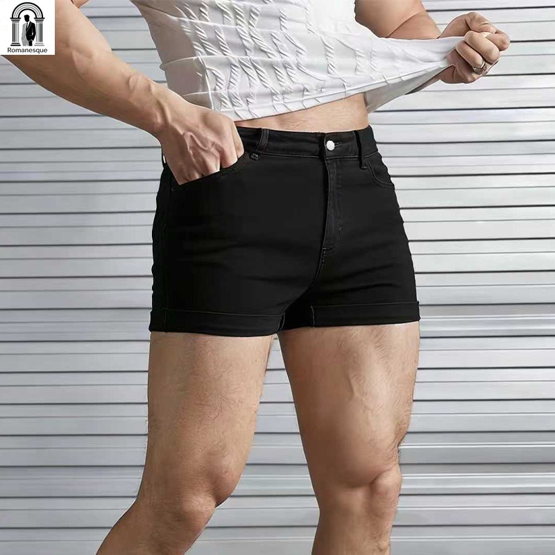 Men's Sexy Slim Fit White Deni - Men'S Shoes For Jeans ulasan dan harga