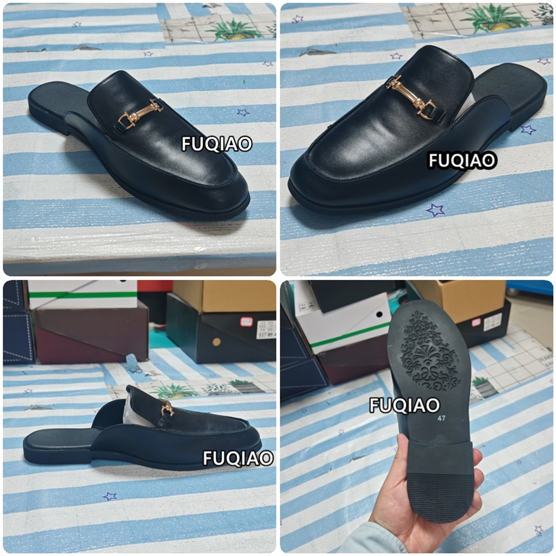 Casual Mules Men Leather Loafe - Men'S Shoes Hugo Boss ulasan dan harga
