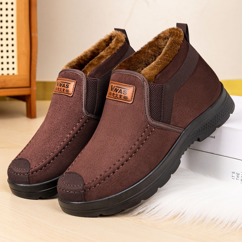 Men Winter Plush‑Lined Slip‑On - Men Shoes Online ulasan dan harga