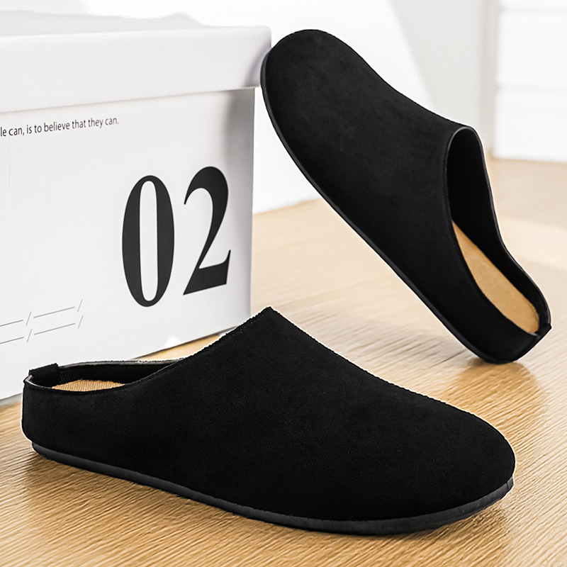Men's New Slip-On Mules Closed - Men Shoes Office ulasan dan harga