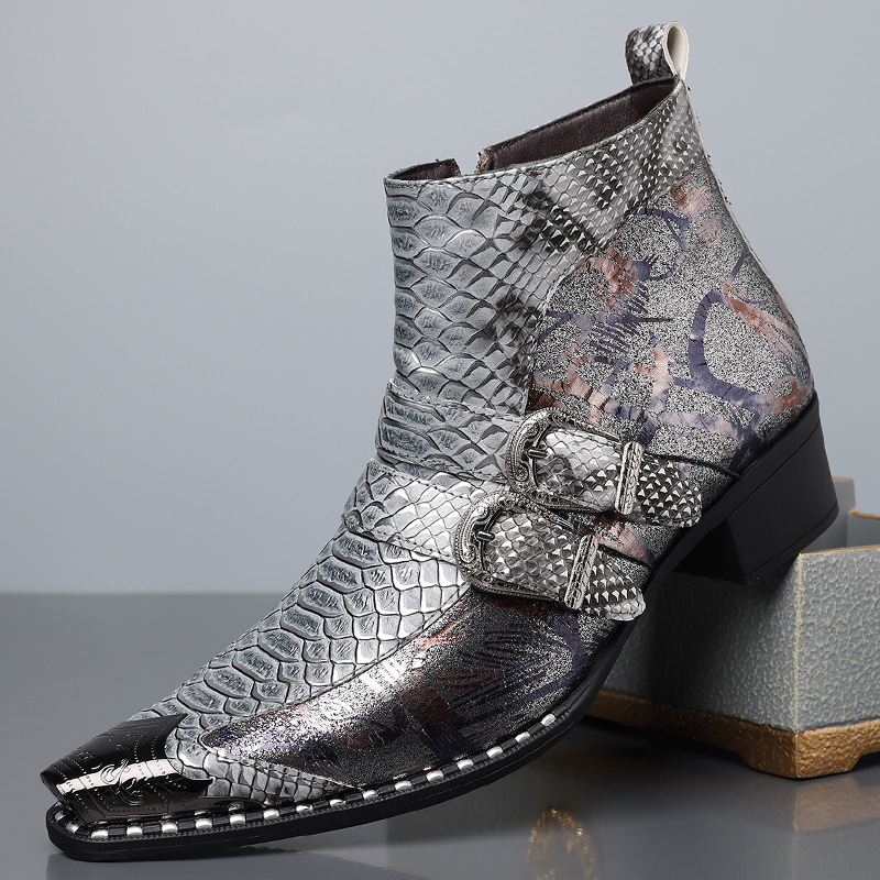 Men's 2026 Retro Cowboy Leathe - Men Shoes Size Chart ulasan dan harga