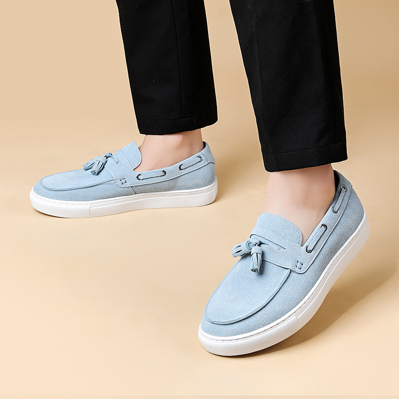 Classic Men's Suede Leather Ta - Men'S Shoes Hugo Boss ulasan dan harga