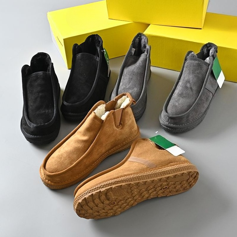Winter Snow Boots Men Warm Fle - Men Shoes Online ulasan dan harga