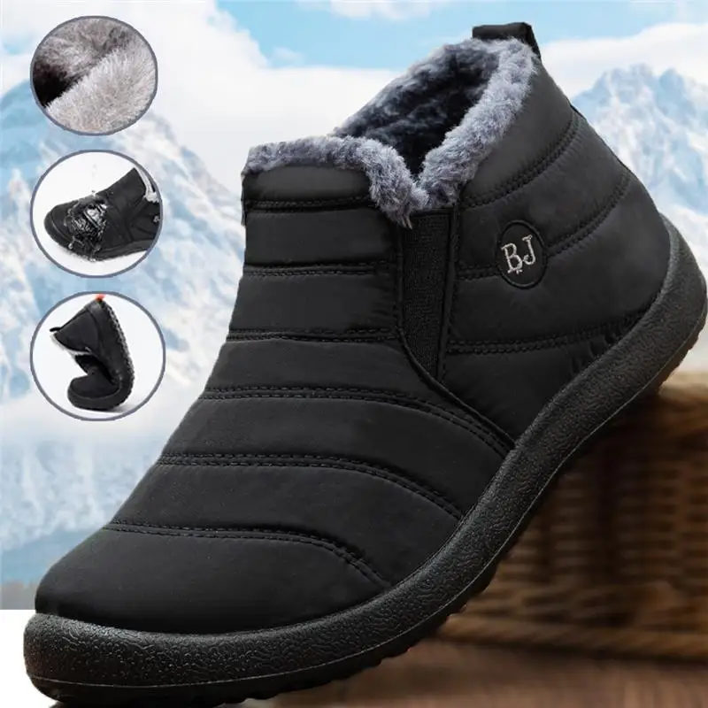 Fashion Men's Snow Boots Ankle - Men Shoes Office ulasan dan harga