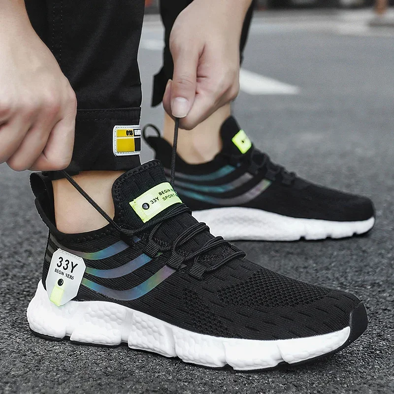 Men's Sneakers Mesh Breathable - Men Shoes Size Chart ulasan dan harga