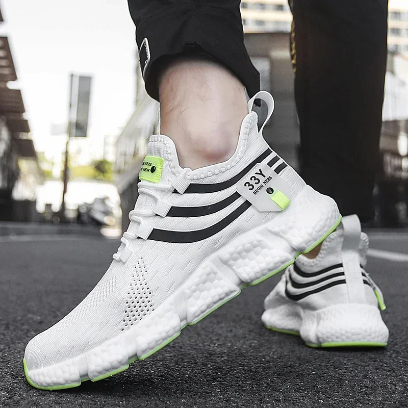 Men's Sneakers Mesh Breathable - Men Shoes Size Chart ulasan dan harga
