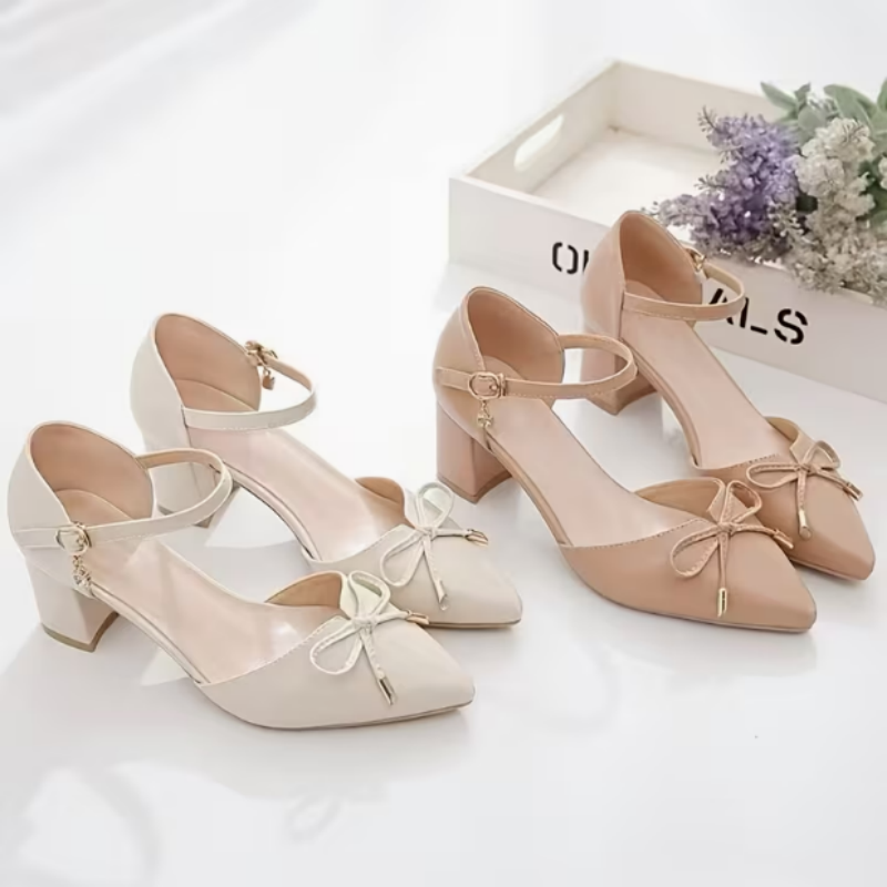 Women's High Heel Sandals Poin - Men Shoes Office ulasan dan harga