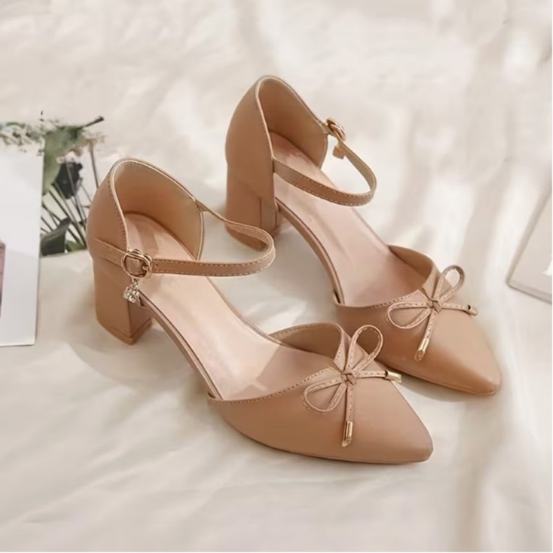 Women's High Heel Sandals Poin - Men Shoes Office ulasan dan harga