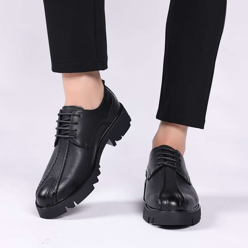 10cm height increasing cowhide - Men Shoes Office ulasan dan harga