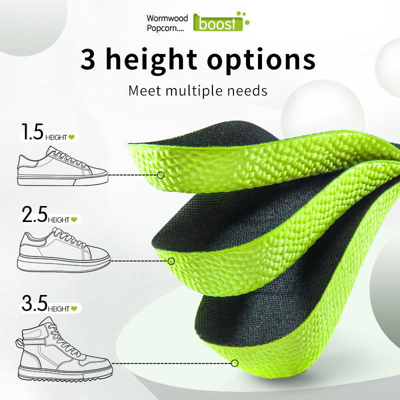 Memory Foam Height Increase In - Men Shoes Size Chart ulasan dan harga