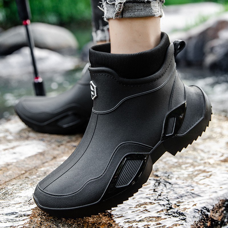 Warm Rain Boots Men Winter Wat - Men Shoes Online ulasan dan harga