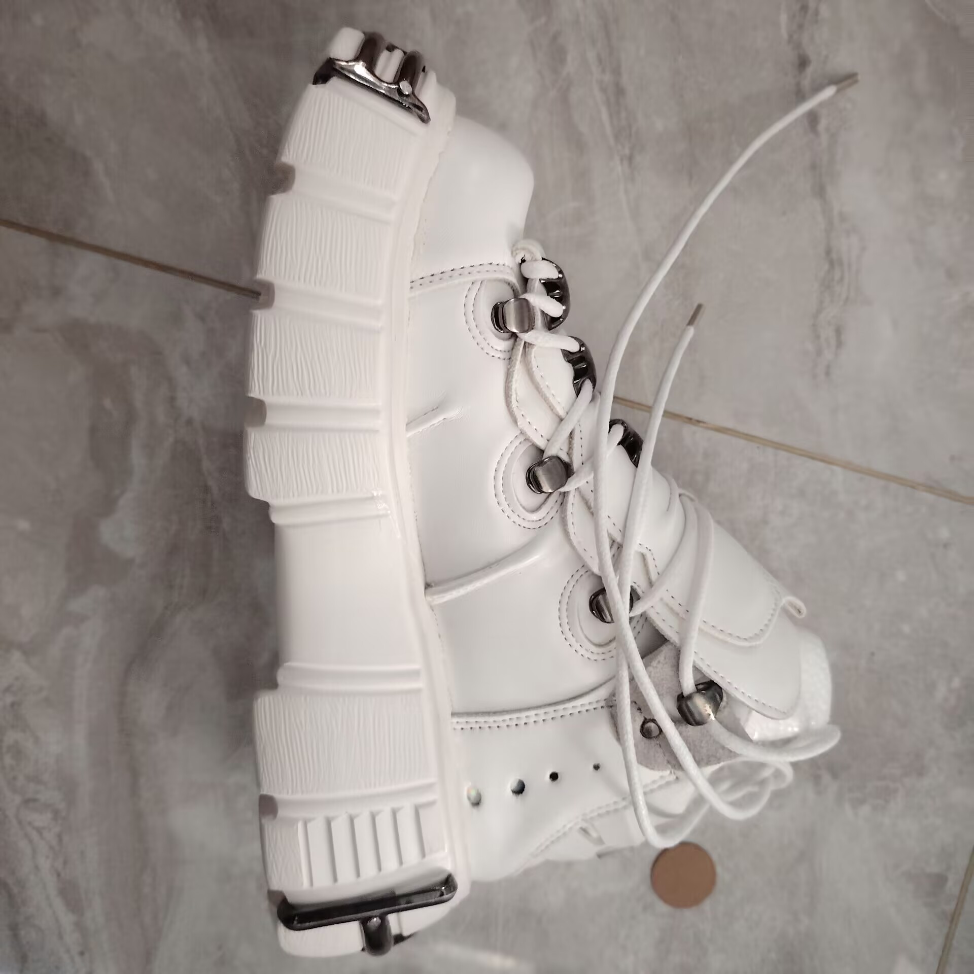 2026 Women Goth Leather Heavy  - Men Shoes Size Chart ulasan dan harga
